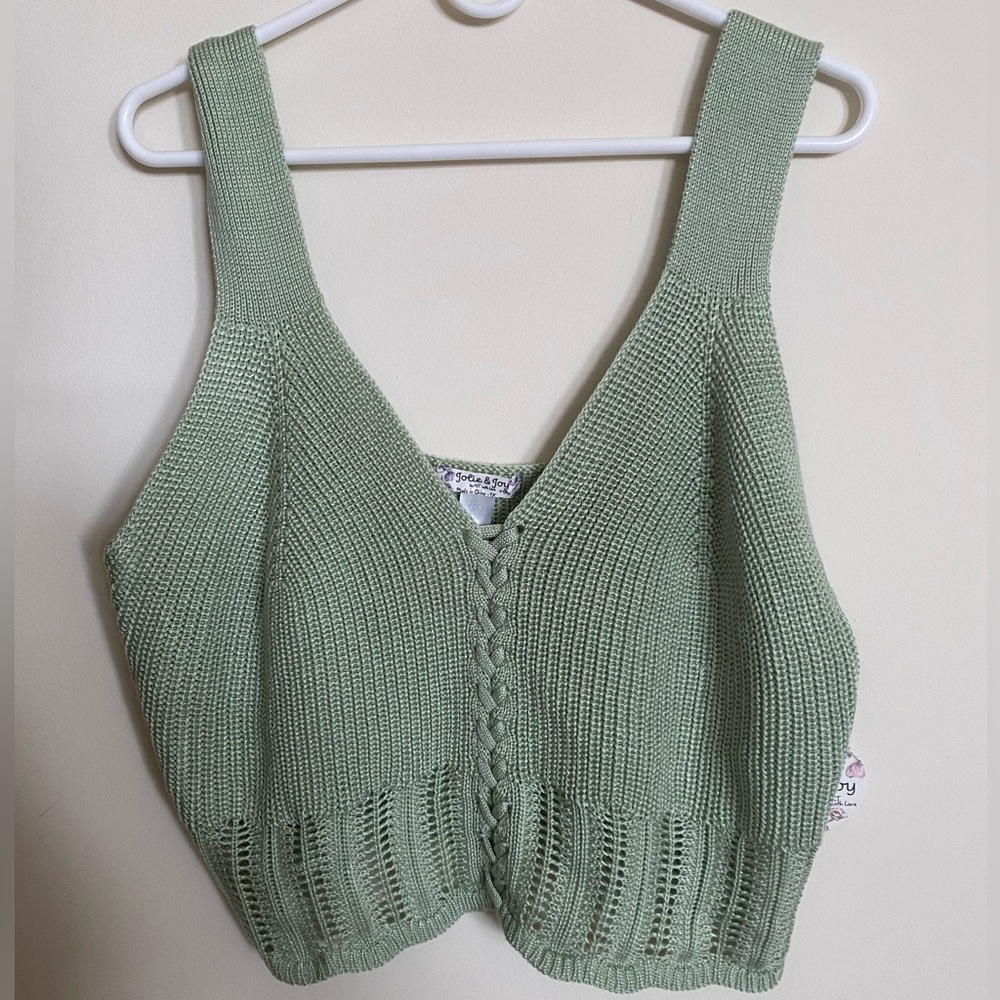 Jolie & Joy Woven Boho Tank Top